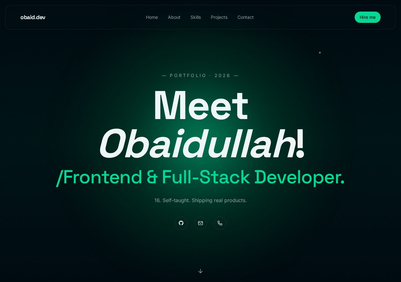 Featured work by Obaid